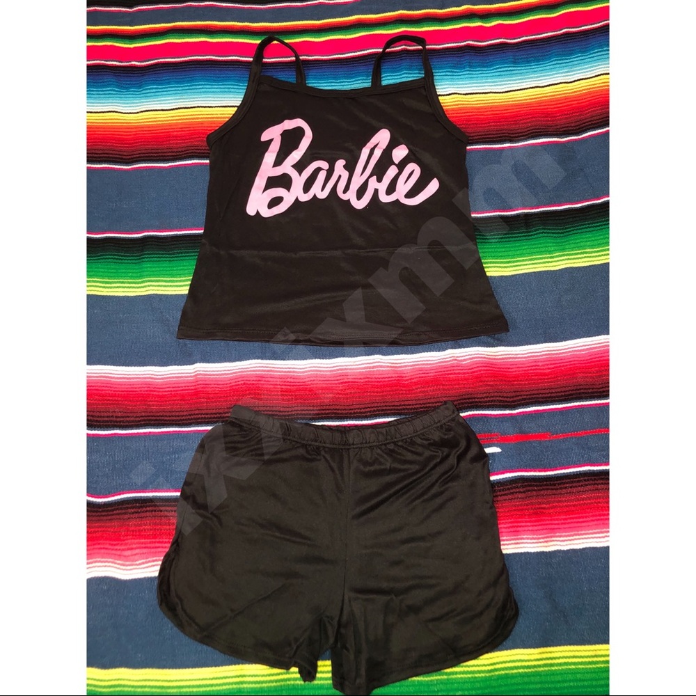 Black Barbie Pajama Set